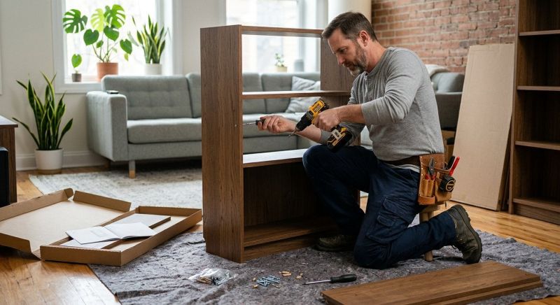 Bookcase Assembly in Littleton, CO
