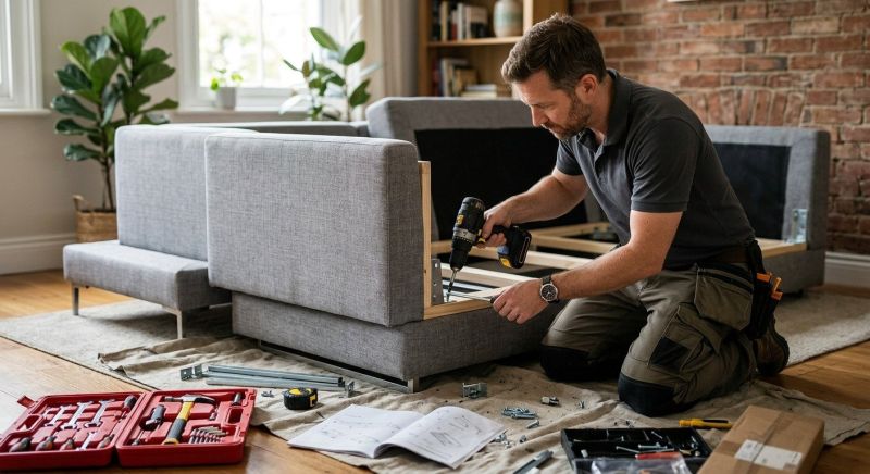 Couch Assembly in Alpharetta, GA