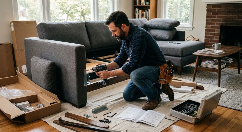 Sofa Assembly in Alpharetta, GA