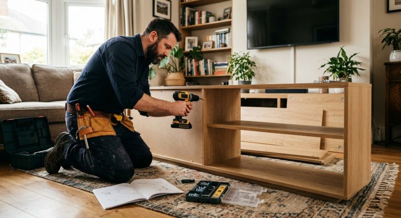 Tv Cabinet Assembly in Olathe, KS