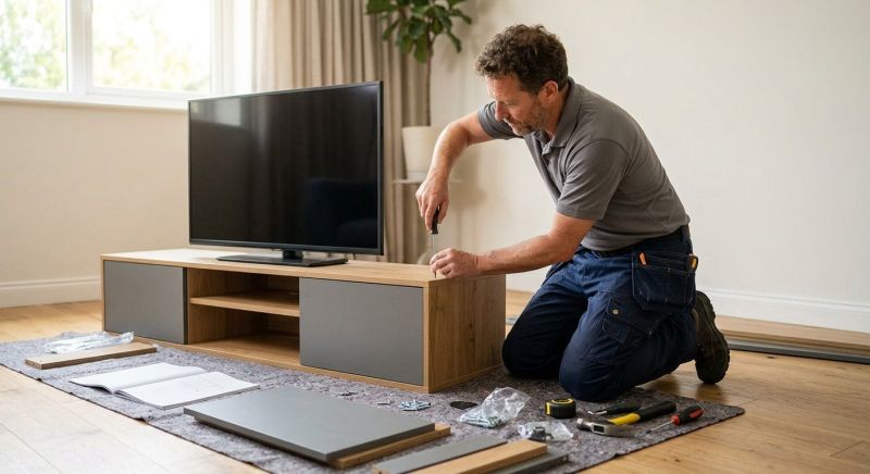 Tv Cabinet Assembly in Alpharetta, GA