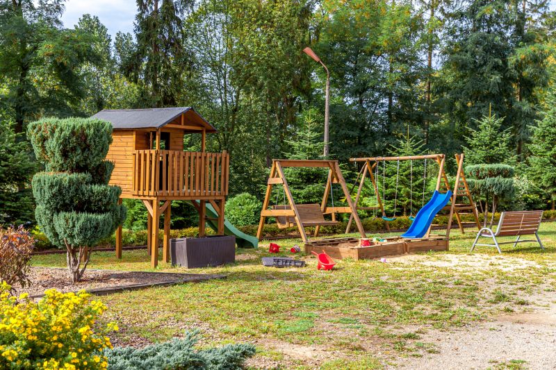 Wooden Playset Installation in Kansas City, KS