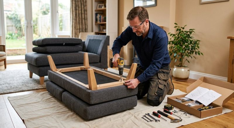 Couch Assembly in Overland Park, KS